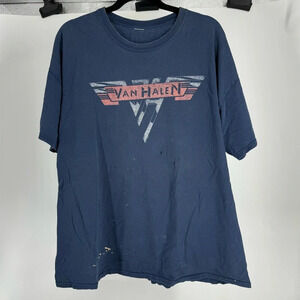 Van Halen 2015 distressed t shirt tour. Xxl